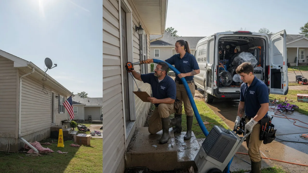 Ceiling Water Damage Restoration in Savanna, IL near me